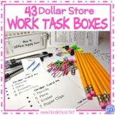 Super BUNDLE of DIY Dollar Store Vocational Work Task Boxe