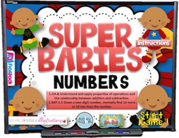 Preview of Super Baby Numbers Smart Board Game