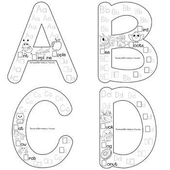 Preview of Super Big Letters A-Z