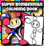 Super-Bomberman Coloring Book.