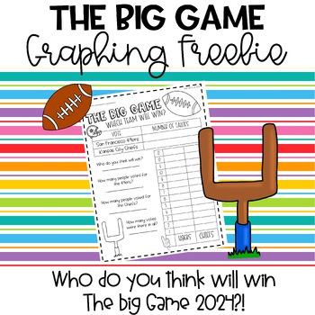 Preview of Super Bowl 2024 Graphing Activity Freebie