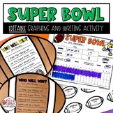 Super Bowl 2024 Activity | Editable Graphing Math and Writ