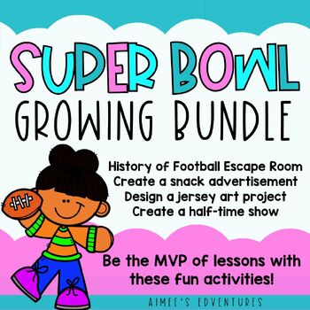 Preview of Super Bowl 2024 Growing Bundle | February Morning Work