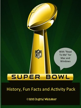 Preview of Super Bowl 2024 : Super Bowl - Activities For Any Superbowl, Any Year