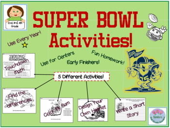 Preview of Super Bowl Activities!
