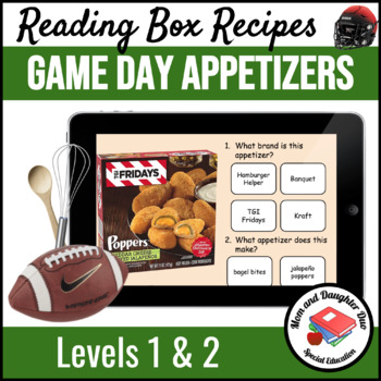 Preview of Super Bowl Appetizers Recipes Levels 1 & 2