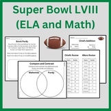 Super Bowl Bundle (LVIII and LVII)- ELA and Math Version