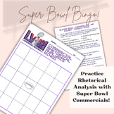Super Bowl Commercial Bingo! (Practice with Rhetorical Analysis!)