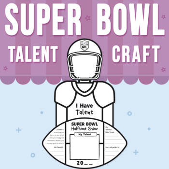 Preview of Super Bowl Craft My Talents | Writing prompts are stimuli,