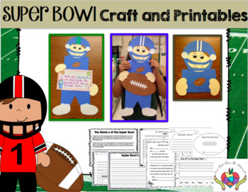 Preview of Super Bowl Craft and Printables