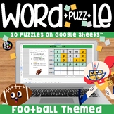 Football Critical Thinking Activities: 10 Wordle Word Puzz