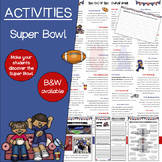 Super Bowl ESL Activities (2024 Super Bowl / NFL)