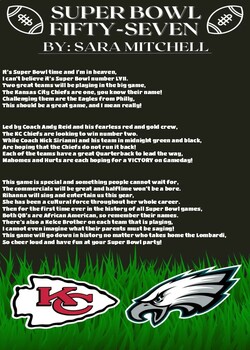 Preview of Super Bowl Fifty-Seven Poem