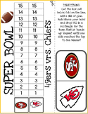 Super Bowl Flip Graph 2024 Football San Francisco 49ers  K