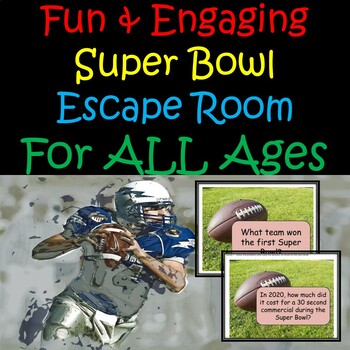 Super Bowl Football Digital Escape Room Internet Scavenger Hunt Google Form