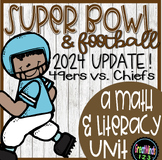 Super Bowl Football Math *2024 UPDATE NOW AVAILABLE*
