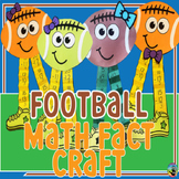 Super Bowl Football Activity Math Fact Practice Craft Kind