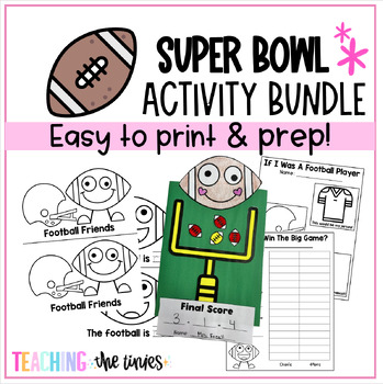Preview of Football Themed Activities Bundle