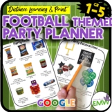 Super Bowl Football Themed Math Activity Party Planner Goo
