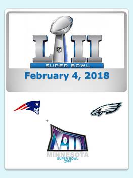 Super Bowl 2018, Patriots v Eagles coloring page printable game