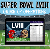 Super Bowl Math 2024: Order of Operations Activity