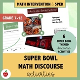 Super Bowl Math Discourse Activities