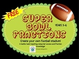 Super Bowl Maths - Fractions