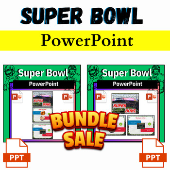 Preview of Super Bowl PowerPoint bundle - Super Bowl Activity