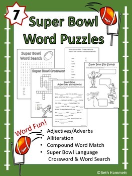 Preview of Super Bowl Puzzles