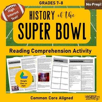 Preview of Super Bowl Reading Comprehension