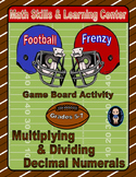 Football Math Skills & Learning Center (Multiply & Divide 