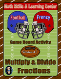 Football Math Skills & Learning Center (Multiply & Divide 