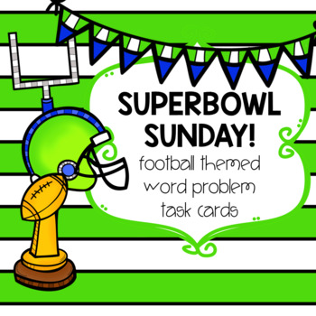 Super Bowl Football Activity  Scoot Game Trivia Task Cards Use