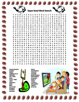 Super Bowl Trivia Questions And Answers Printable - Printable Word Searches