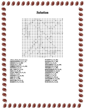 Super Bowl Trivia Questions And Answers Printable - Printable Word Searches