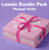 Super Bundle: Phrasal Verbs 100+ slides, flashcards, works