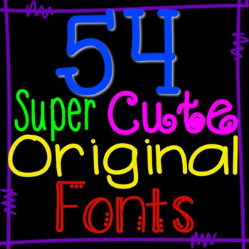 Preview of Super Cute Fonts (with commercial license)