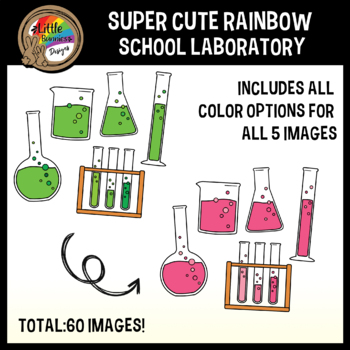 test tubes and beakers clipart school