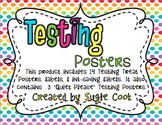 Super Cute Testing Posters and Treat Labels