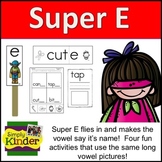 Silent E, Sneaky E, Long Vowel Printables and Activities