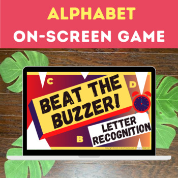 Preview of Super Fun On-screen Beat the Buzzer Letter Recognition Game