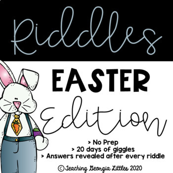 Preview of Super Fun Easter Edition Riddles and Brain Teasers