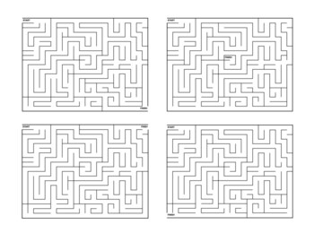 super hard mazes printable by music and fun stuff tpt