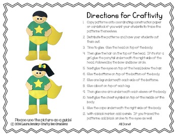 Superhero Jetpack Craft Instructions - ESL Superhero Craft