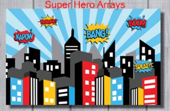 Preview of Super Hero Arrays