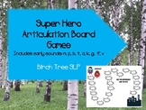 Super Hero Articulation Board Game Early Sounds