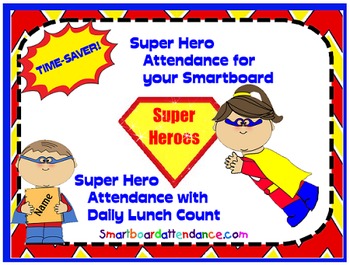 Preview of Super Hero Attendance