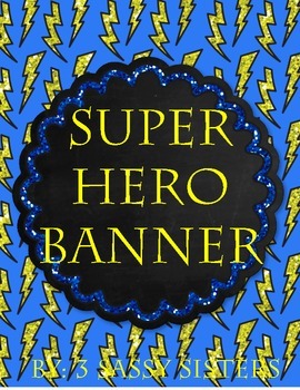 Preview of Super Hero Banner