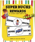 Super Hero Bucks Reward System {a classroom economy system}