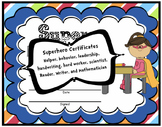 Super Hero Certificates - Editable with PowerPoint